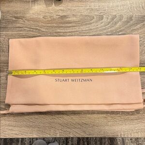 Stuart Weitzman Pink Drawstring Dust Bag 14”x15.6”